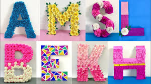 Decorative letters are prefect for your dorm, apartment, bedroom or living room decor or anywhere. 10 Diy 3d Letters Decor Ideas For Any Occasion At Home And For Home Decor Youtube