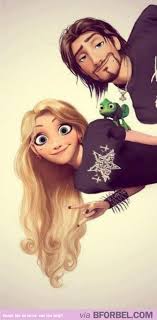 Ilustrasi disney rapunzel, belle rapunzel tangled ariel princess jasmine, yellow beautiful princess, ungu, cantik png. Goth Rapunzel And Flynn Putri Disney Foto 36219543 Fanpop