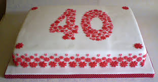 Also, paired with delicious sponge and filling options, this cake is all set to cater to your sweet tooth. 12 40 Anniversary Cakes Photo 40th Wedding Anniversary Cake 40th Wedding Anniversary Cake And Happy 40th Wedding Anniversary Cake Snackncake