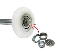 DURA-LIFT Ultra-Quiet 2 in. Nylon Garage Door Roller with 13 ...
