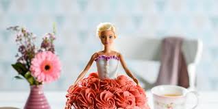 Setzen sie den rock auf die basis, wenn ich dies noch. Traumhafte Barbie Torte Backen De