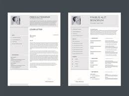 free minimal eye catchy resume template