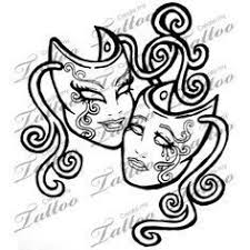 Maybe you would like to learn more about one of these? Drama Masks Mask Drawing Tattoos