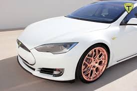 Black And Rose Gold Car Wrap Tesla Rose Gold Rims Rose Gold Car Rims For Cars Tesla Model S