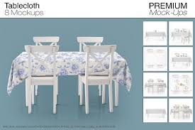 Tablecloth Mockup Set Mockup Psd Table Cloth Design