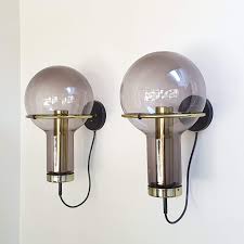Vanity wall sconce lighting 3 lights, black bathroom vanity light fixtures over mirror rustic style matte hanging light industrial indoor wall light fixture for bathroom cabinets dressing table. Pair Of Raak Amsterdam Maxi Lamp Wall Lights 1970s 160152