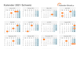 Auf der suche nach der aktuellen kalenderwoche, allen kalenderwochen für 2021 oder feiertagen und in der untenstehenden tabelle findest du alle kalenderwochen 2019 übersichtlich dargestellt. Feiertage 2021 Schweiz Kalender Ubersicht
