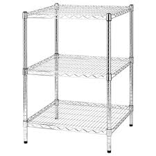 Scaffali in acciaio e carrelli componibili ». Gseuromarket Scaffale Tre Ripiani Robusto Cm 60 X 60 X H 90 Libreria Heavy In Acciaio Cromato Kit Archimede Eprice