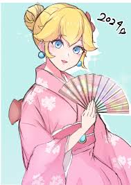 Princess peach kimono