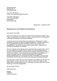 Im falle einer praktikumsstelle heißt das, dass es uninteressant ist welchen kindergarten du besuchst hast, es aber durchaus interessant sein kann. Vorlage Bewerbungsanschreiben Schulpraktikum By Jona Schirdewahn Issuu