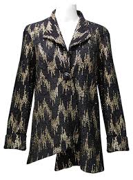 Black And Gold Jacket Joseph Ribkoff Black And Gold Jacket With One Button Asymmetric Front Black And Gold Jacket Gold Jacket Jackets