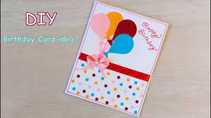 I know i've said it before, but i am not a colorer. Diy Beautiful Handmade Birthday Card Quick Birthday Card Idea Birthday Card With Photo Handmade Birthday Cards Birthday Cards Diy