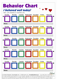 Good Behavior Chart Template Lovely Beautiful Behavior Chart