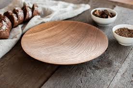Wooden Dinner Plate Handmade Wood Plate Is Ideal Houswarming Eco Friendly Gift Minimalistic Ser Handmade Wood Dinner Plates Serving Plates