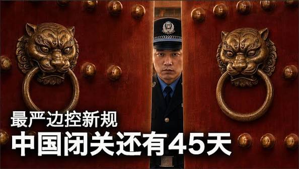 距离9月15日，还有45天。 中国刚刚公布了一部新的《出境入境管理规定》。它没有宣布关闭机场，也没有没收所有人的护照，却把“不让一个人离开中国”的权力，做成了一套更加完整的行政机器。 边检今后不只核验你的护照和签证，还可以核实你为什么出境，要求你提交文件、资料 ...