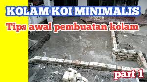 Joglo koi farm kediri 082339754779. Cara Membuat Kolam Ikan Koi Minimalis Part 1 Youtube