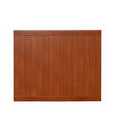 Veranda Pro Series 6 Ft H X 8 Ft W Rosewood Vinyl Anaheim Privacy Fence Panel 144725 The Home Depot Fence Panels Privacy Fence Panels Vinyl Fence