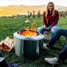 A lightweight stainless teel fire pit that sets up in just under 60 seconds. Ultra Efficient Wood Burning Portable Fire Pits Southwest Stone Supply