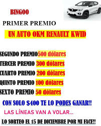 Gran bingo. Sorteo 15 de...