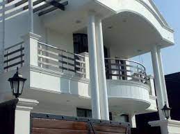 House front elevation design for double floor theydesign house. Home Balcony Grill Design India Home Design Inpirations