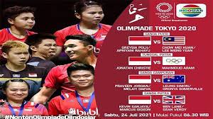 Indonesia masih mempunyai dua wakil yang berpeluang menciptakan all. The Best 14 Olimpiade Tokyo Badminton