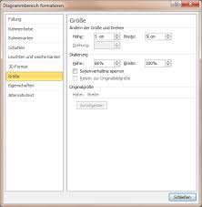Excel Diagramme Millimetergenau Formatieren Computerwissen De