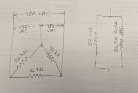 Use these values in ohm's law. Calculating Expected Current In A 3 Phase Delta Circuit Electrical Engineering General Discussion Eng Tips