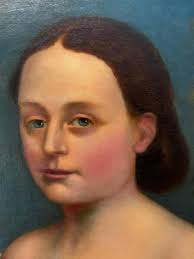 Portrait of Eliza Maddock of Onchan, Mid-1800s, Oil Painting for sale at  Pamono