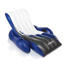 Intex Floating Inflatable Pool Lounge Chair 180cm In 2020 Intex Pool Lounge Chairs Air Pump