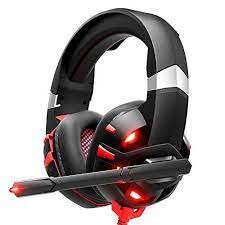 Runmus Gaming Headset Xbox One Headset With 7 1 Surround Sound Ps4 Headset With Noise Canceling Mic Led Light C In 2021 Xbox One Headset Ps4 Headset Gaming Headset