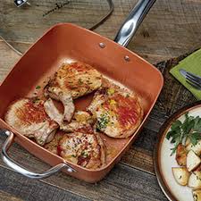 3 tablespoons spicy mustard, brown Copper Chef 3 Piece 24cm Deep Dish Square Pan Non Stick Coating Homemark