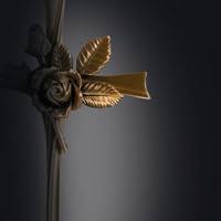 Greek cross cemetery light by eternal light dome memorial light with ground stake 33 anodized aluminum vigil light red and cross weather resistant windproof and waterproof. Crosses And Crucifixes For Graves And Chapels Real Votiva