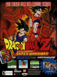 Sky dance fighting drama) is a fighting video game based on the popular anime series dragon ball z. Videogameart Tidbits On Twitter Dragon Ball Z Legendary Super Warriors Game Boy Color Ad
