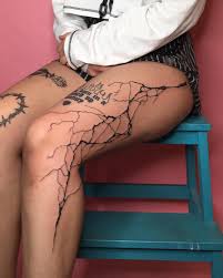 The idea that a bolt can just come down from the sky and smite you without a moment's notice is enough to make a person afraid of going outside ever again. Freehand Lightning Strike To The Neon Wolf Tattoo Studio Facebook