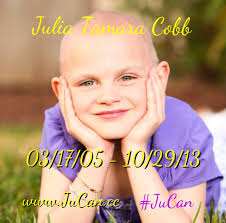 The angels roared in celebration today, welcoming Julia Tamara Cobb as  Heaven's newest member to the mighty band of angels! "I have fought the  good fight, I have finished the race, and