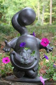 Alice In Wonderland Rare Cheshire Cat Garden Statue How I Would Love To Fin Pays Des Merveilles Theme Alice Au Pays Des Merveilles Alice Au Pays Des Merveilles