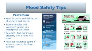 Today we are highlighting flood safety. Please see the tips below ...