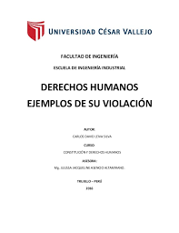 Los derechos humanos (o derechos fundamentales) son, según la teoría jurídica del naturalismo, derechos inalienables y pertenecientes a todos los la naturaleza humana le permite al hombre entender la titularidad de estos derechos que son inviolables e irrenunciables y a partir de allí. Ejemplos De Violacion De Los Derechos Humanos