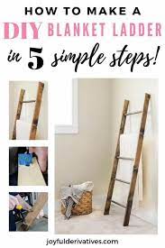Pin By Rachel Joy Diy Home On Diy Diy Blanket Ladder Diy Ladder Quilt Ladder