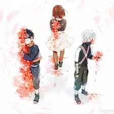 Tags Fanart Naruto Hatake Kakashi Pixiv Nohara Rin Aoshiki Uchiha Obito Fanart From Pixiv Team Minato Personaggi Manga Anime Anime