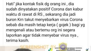 Ojol ialah singkatan dari ojek online. Cek Fakta Suspect Corona Kabur Dari Rs Persahabatan Adalah Driver Ojol