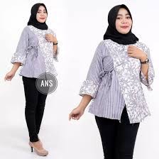 Batik tak lagi menjadi motif yang ketinggalan zaman. Baju Batik Wanita Blus Batik Wanita Tali Samping 2 Lazada Indonesia