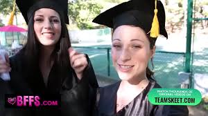 Teens celebrates their graduation by taking turns licking, rubbing and  fingering their tight, pink, teeny pussies - XNXX.COM