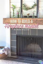 Also, an arm saw is used to produce the 2 strips of molding. How To Build A Fireplace Mantel Easy Diy A Blossoming Life