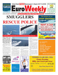 Colorful themed pictures, new opportunities and pleasant music will help you to forget about everyday worries and will bring a fascinating pastime. Euro Weekly News Costa Del Sol 10 16 October 2019 Issue 1788 By Euro Weekly News Media S A Issuu