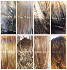 Blonde Hair Color Chart By Jennifer Warner From Silver