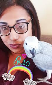 This is my new best friend, her name is Mama Squirble and she loves her  some almonds.