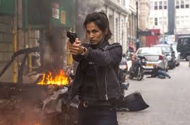 The hitman's wife's bodyguard is rated r by the mpaa for strong bloody violence throughout, pervasive language, and some sexual content. The Director Explains Why Elodie Yung Isn T A Hitman S Wife Bodyguard Jioforme