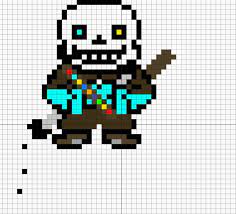 It represents the smallest size of the drawing (where 1 pixel block = 1 px). My Pixel Art Of Ink Sans Undertale