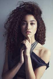 Saved by xquisite admedia® 1.2k. Jamaican And Japanese Blasian Model Curly Hair Styles Hair Styles Curly Hair Styles Naturally